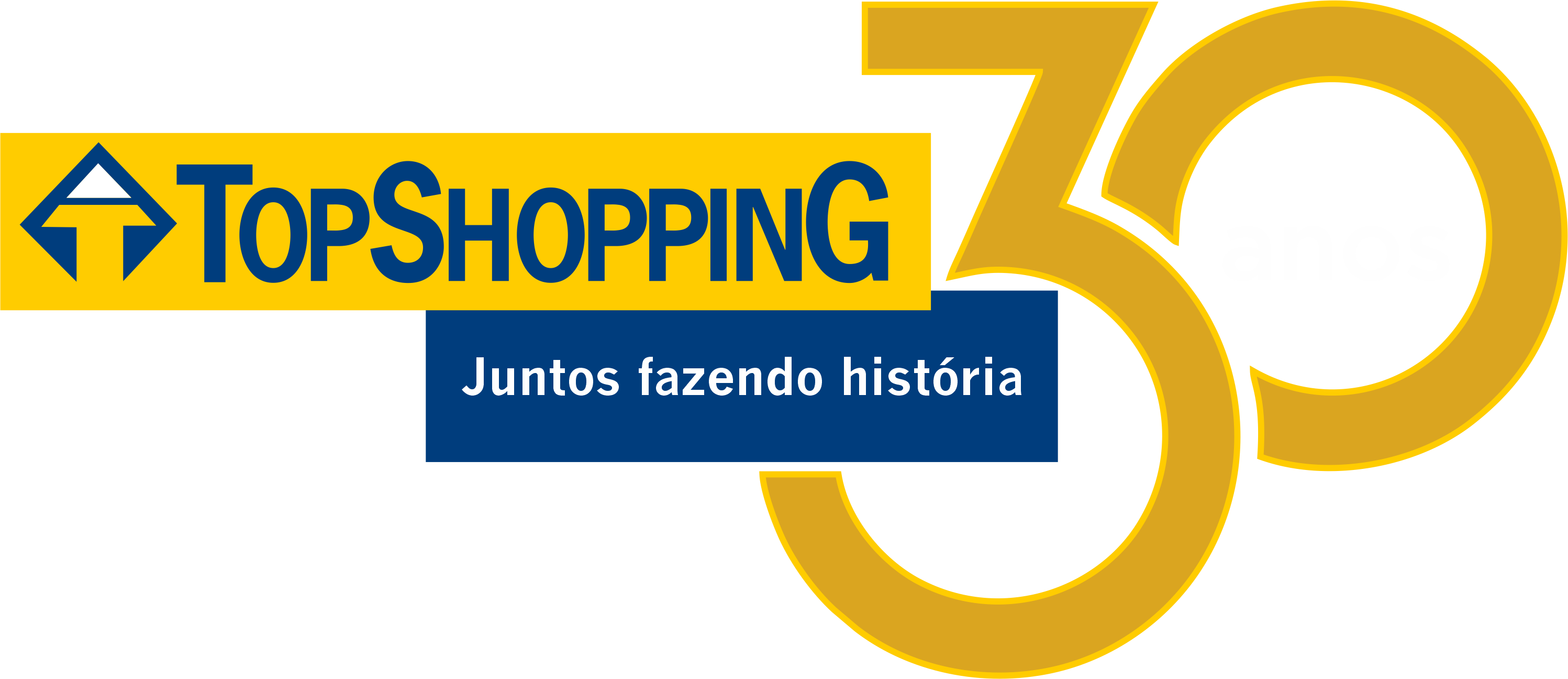 Logotipo TopShopping 30 anos